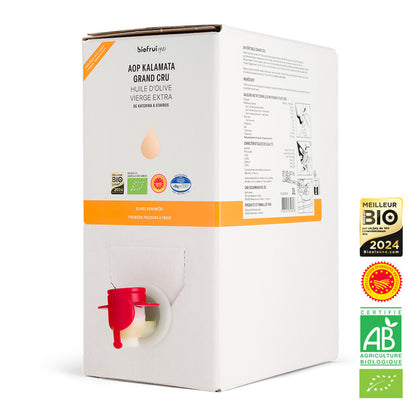 Huile d'olive koronéïki de kalamata aop vierge extra grand cru bio - 3