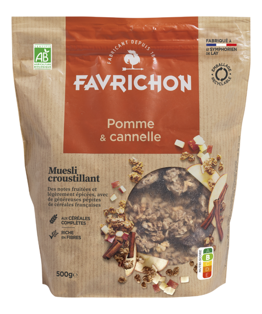 Muesli croustillant pomme & cannelle - 1